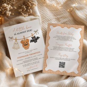 Invitation Little Boo Halloween Tout En Un Baby Shower