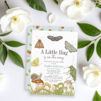 Little Bug Insectes Champignons Baby shower garçon