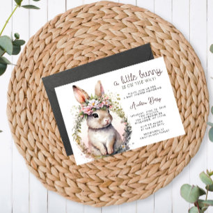 Invitation Little Bunny est sur le Baby shower Way