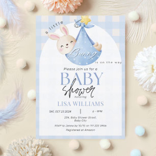Invitation Little Bunny est sur le chemin Baby shower de Pâqu