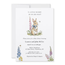 Little bunny on the way Baby boy Baby Shower 