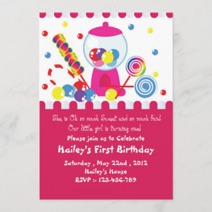 Invitation Little Candy Shop