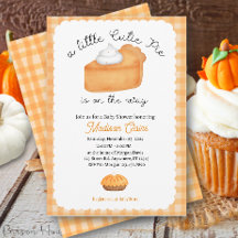 Little Cutie Pie - Automne Baby shower Automne