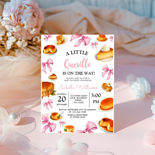 Invitation Little Cutie quesillo Baby shower de cabot rose (Créateur téléchargé)