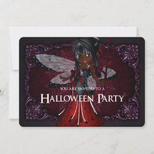 Invitation Little Devil Ladybug Imaginaire Halloween Invitati
