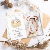 Little Dumpling Blue Boy 1er Anniversaire Photo