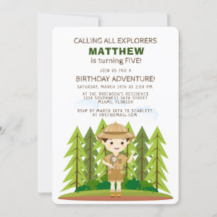 Invitation Little Explorer