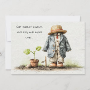 Invitation Little Farmer - 1er Anniversaire Fête des Granges