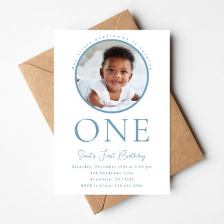 Invitation Little Gentleman 1st Birthday