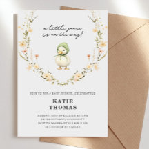 Little Goose Botanical Baby Shower