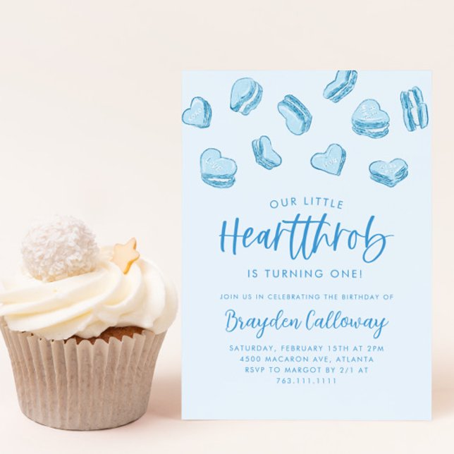 Invitation Little Heartthrob Saint Valentin fête d'anniversai (Créateur téléchargé)
