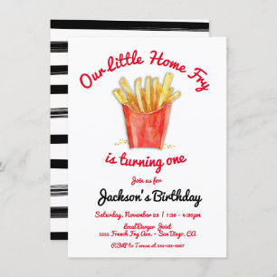 Invitation Little Home Fry Fête d'anniversaire