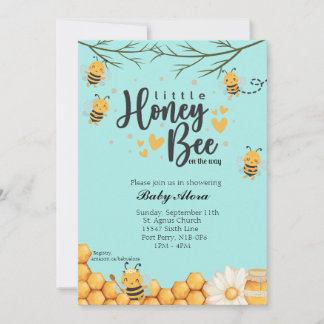Invitation Little Honey Bee