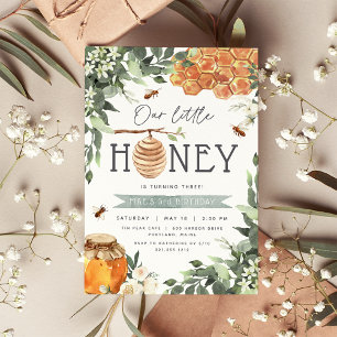 Invitation Little Honey   Bee Them Anniversaire de enfant Par