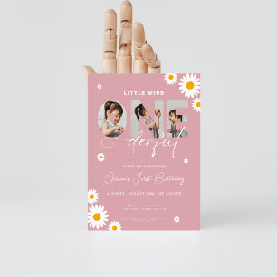 Invitation Little miss onederful 1er anniversaire 3 photo mar