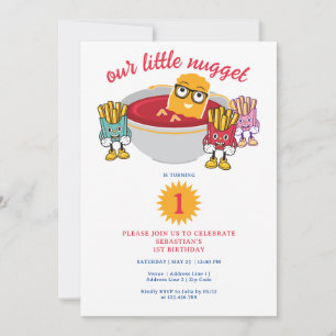 Invitation Little Nugget N'Importe Quel Âge Enfant Fête d'ann
