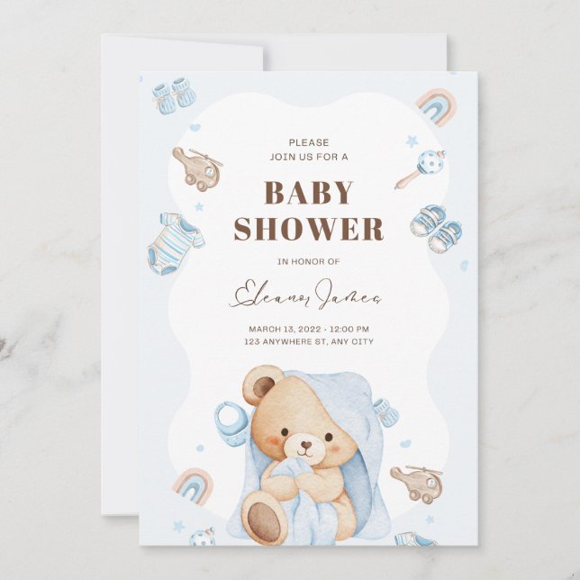 Invitation Little One Celebration Time (Devant)