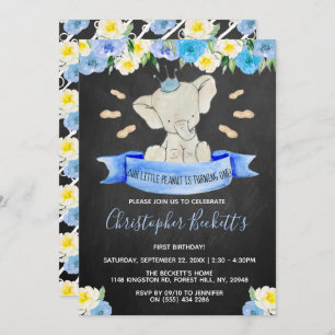 Invitation Little Peanut Boys 1er anniversaire