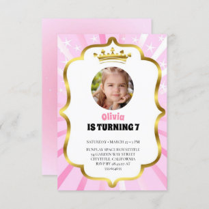 Invitation Little Pretty Ballerinas Ballet Anniversaire