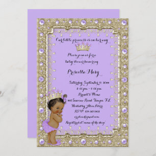 Invitation Little Princess Baby shower Invitation, tendance, 