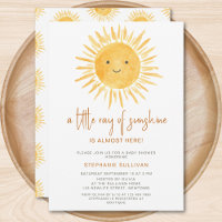 Little Ray of Sunshine Boho Baby shower
