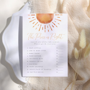 Invitation Little Ray of Sunshine Price est le bon jeu