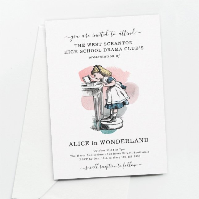 Invitation Little Theatre Community College High School Play (Créateur téléchargé)