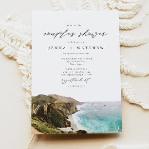 Invitation Littoral BIG SUR Californie douche de couples