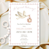 Livraison spéciale Boule rose bébé Baby shower fil
