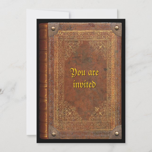 Invitation Livre Ancien (Devant)