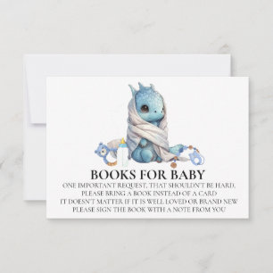 Invitation Livre de Baby shower Dragon pour bébé