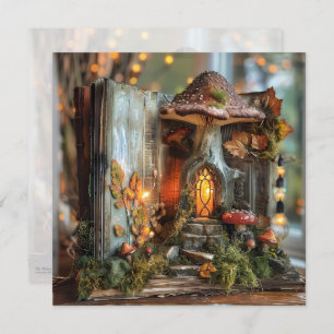 Invitation Livre de champignons Cottagecore Journal de l'albu