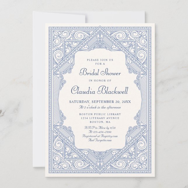 Invitation Livre Fête des mariées de conte fée (Devant)