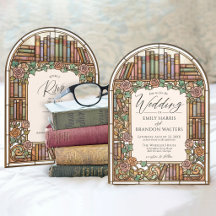 Livres Anciens de Bibliothèque Vitrail en Arc de M