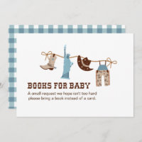 Livres Baby showers Cowboy pour boîtier bébé