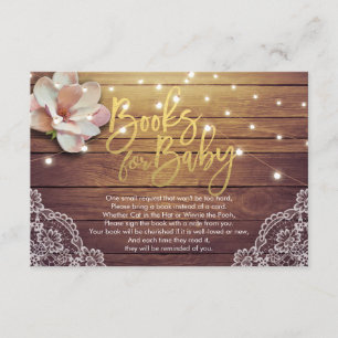 Invitation Livres baby showers pour bébé / Apporter un livre 
