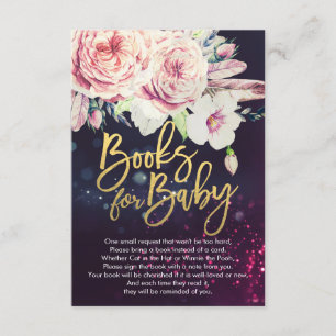 Invitation Livres baby showers pour bébé / Apporter un livre