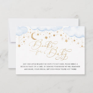 Invitation Livres Baby showers Twinkle Star pour Baby Blue Ca