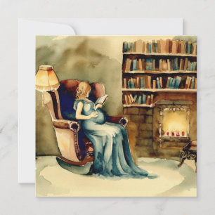 Invitation Livres & Bébé : Littérature Classique, Un Baby sho