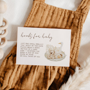 Invitation Livres Boho pour Bébé Cadeaux de Naissance Genre N