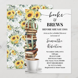 Invitation Livres & Brasseurs Café Tournesols Enterrement de