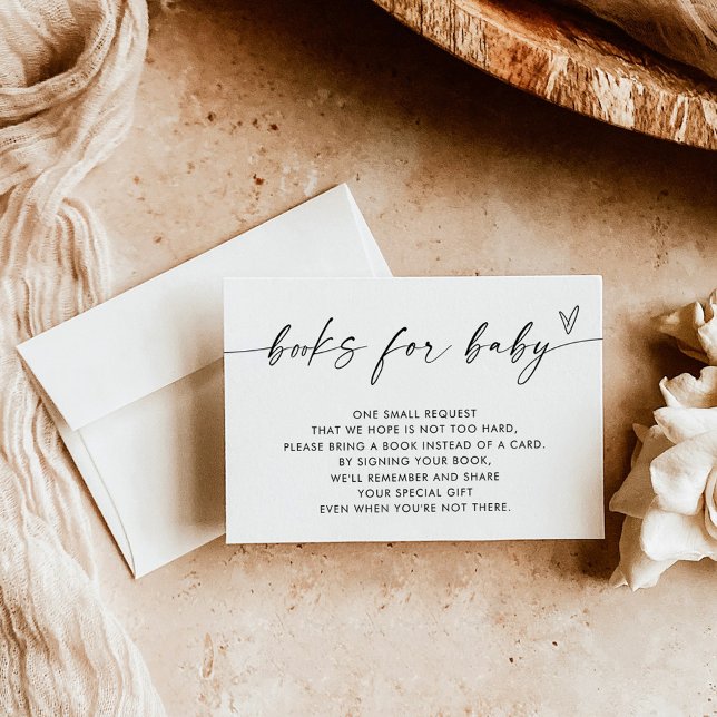 Invitation Livres de livres de livres modernes pour Baby Inse (Créateur téléchargé)