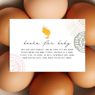 Invitation Livres Pour Enfants Filles Baby shower Demande de 