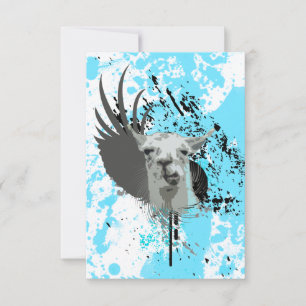 Invitation llama hi-fi