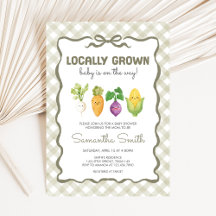 Locally Grown Little Sprout Baby Shower