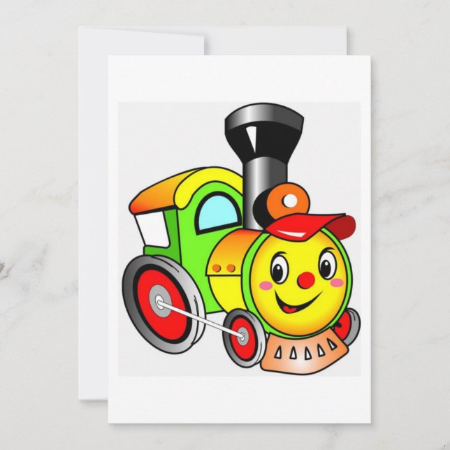 Invitation Locomotive (Devant)