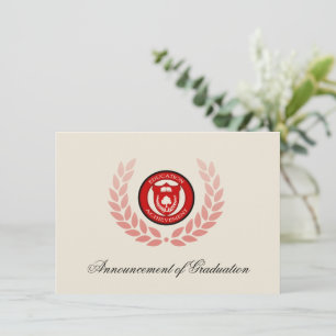 Invitation Logo Annonces de diplômes scolaires ou collégiaux