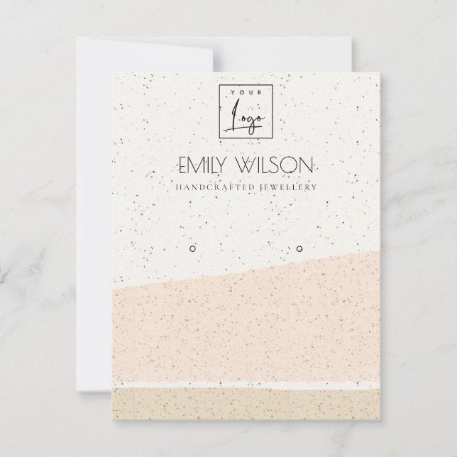 Invitation Logo de l'écran d'oreille en céramique vierge Abst (Devant)