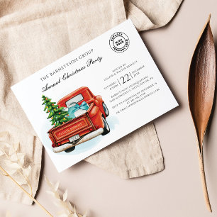 Invitation Logo de l'entreprise pour les fêtes de Noël et la