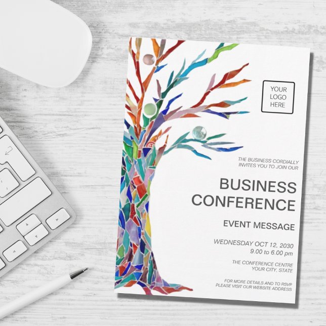 Invitation Logo de l'événement Business Conference (Créateur téléchargé)